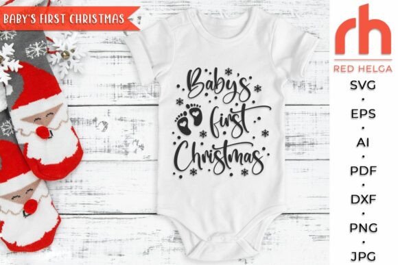 Baby’s First Christmas SVG: A Thoughtful Holiday Embroidery Design