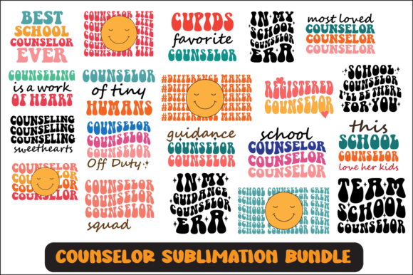 Counselor Svg Sublimation Design Bundle Review for Real Projects