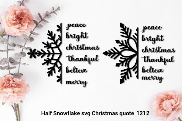 Half Snowflake SVG Christmas Quote 1212: A Designer’s Honest Review