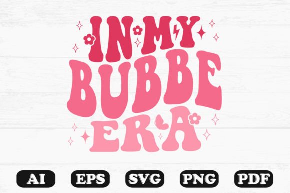 In My Bubba Era Retro Wavy Svg T-shirt