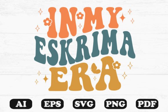In My Eskimo Era Retro Wavy Svg T-shirt