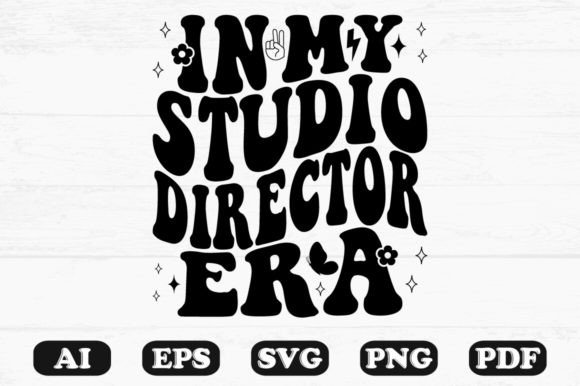 In My Studio Director Era Retro Wavy SVG Review