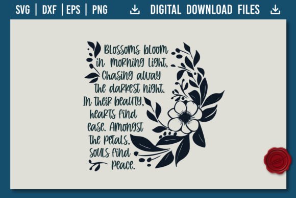 Inspiring Quote Blossom Poem SVG Review for Real Embroidery Projects