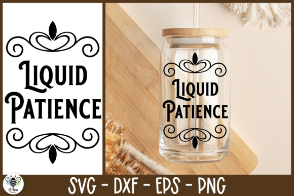 Liquid Patience SVG Coffee Quote Review for Real Embroidery Projects