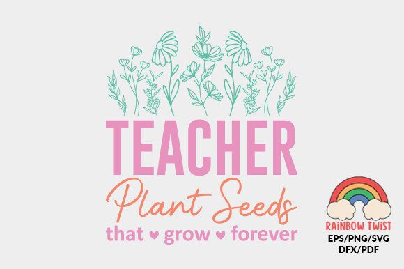 Teacher Quote Flower Retro SVG: A Designer’s Perspective