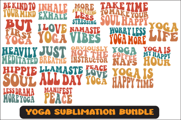 Yoga Svg Sublimation Design Bundle Review for Real Projects
